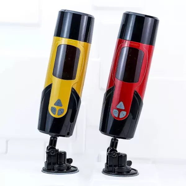 Âm đạo giả Dark Night Xoay - Thụt - Lắc Có Đế Gắn Tường
