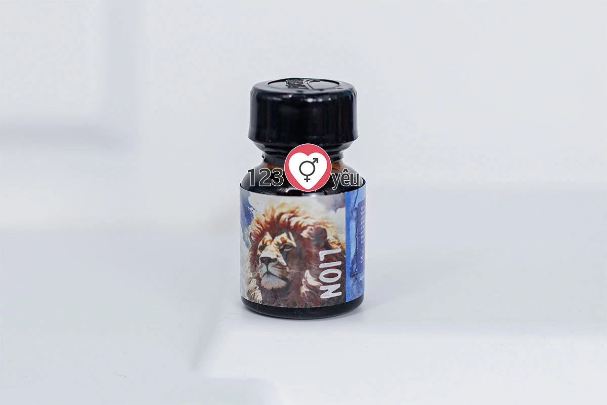 Chai hít Popper Lion 10ml tăng cảm giác khoái cảm