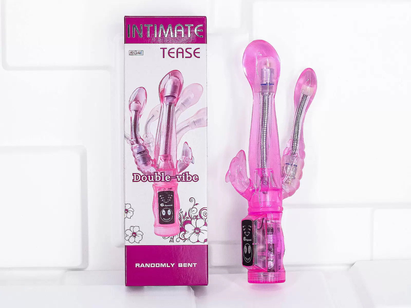 Dương vật giả đa năng Intimate Tease rung kích thích với 3 nhánh