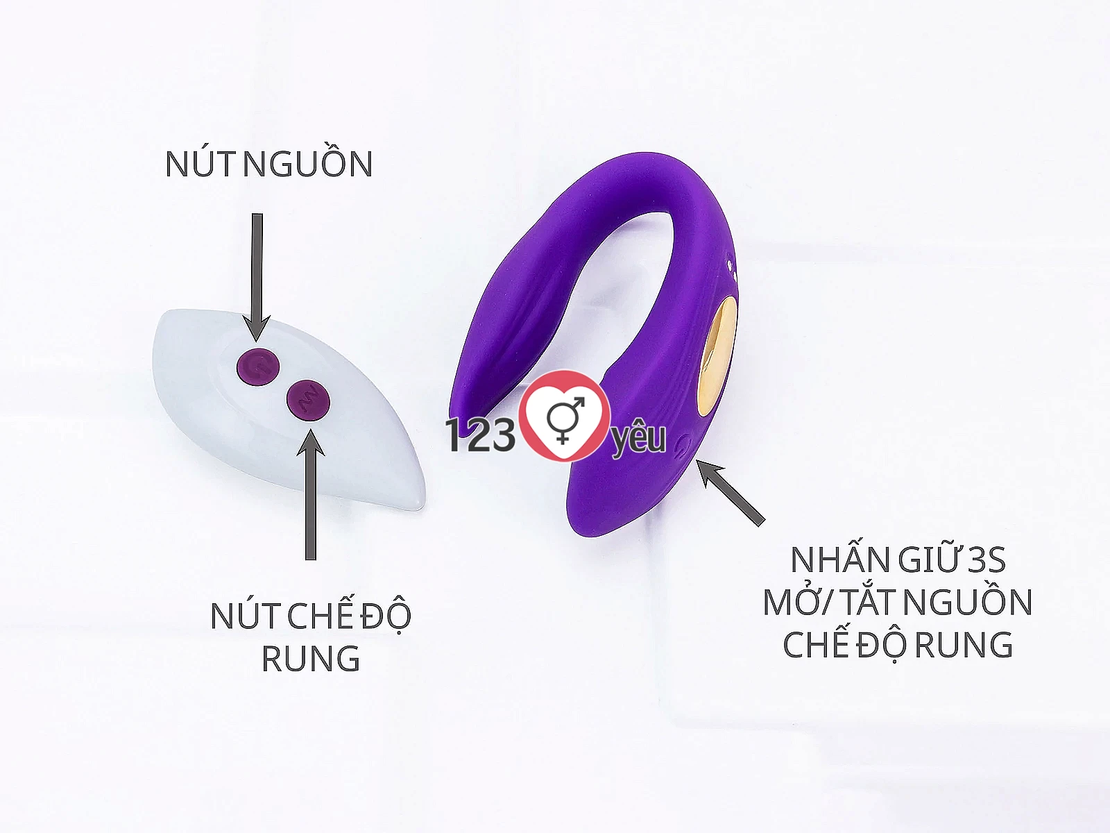 Trứng rung hai đầu Enjoy có điều khiển từ xa