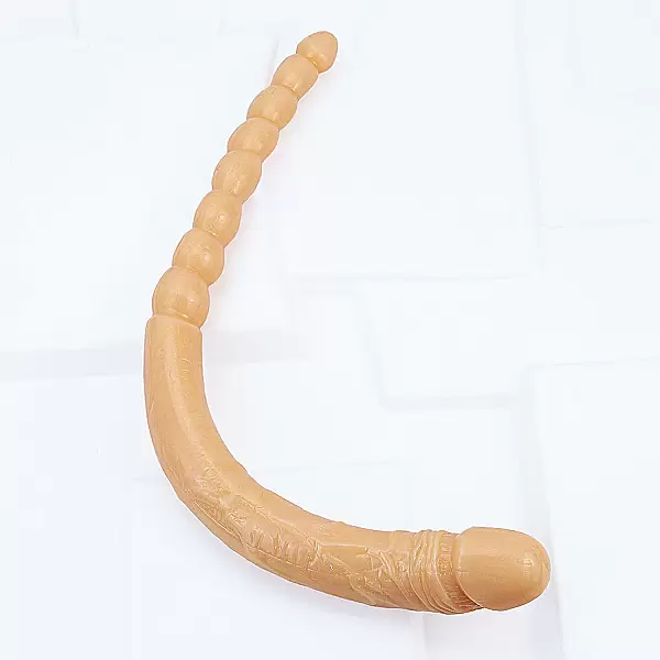 Dương vật giả silicon 2 đầu thủ dâm âm đạo và hậu môn