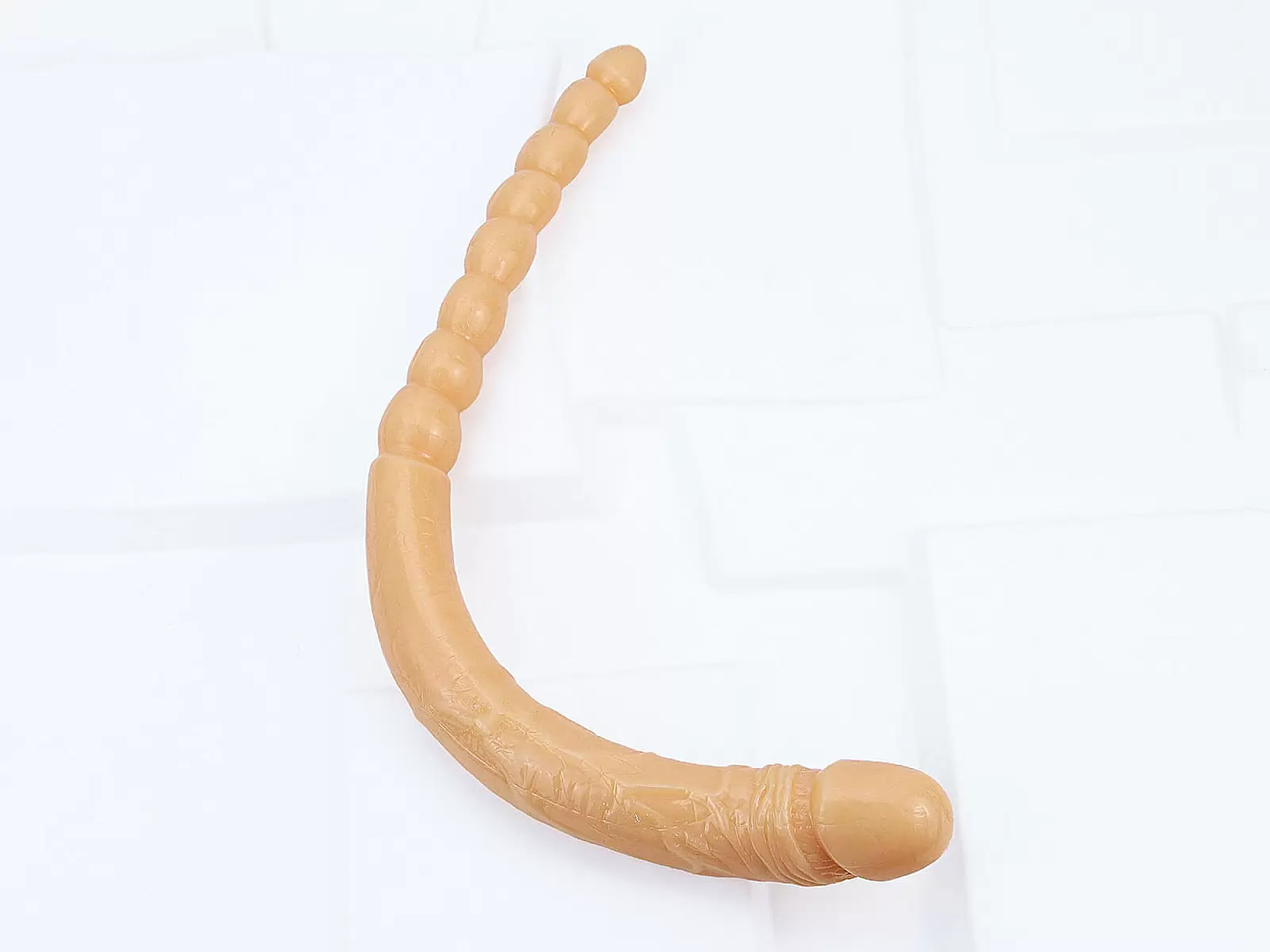 Dương vật giả silicon 2 đầu thủ dâm âm đạo và hậu môn