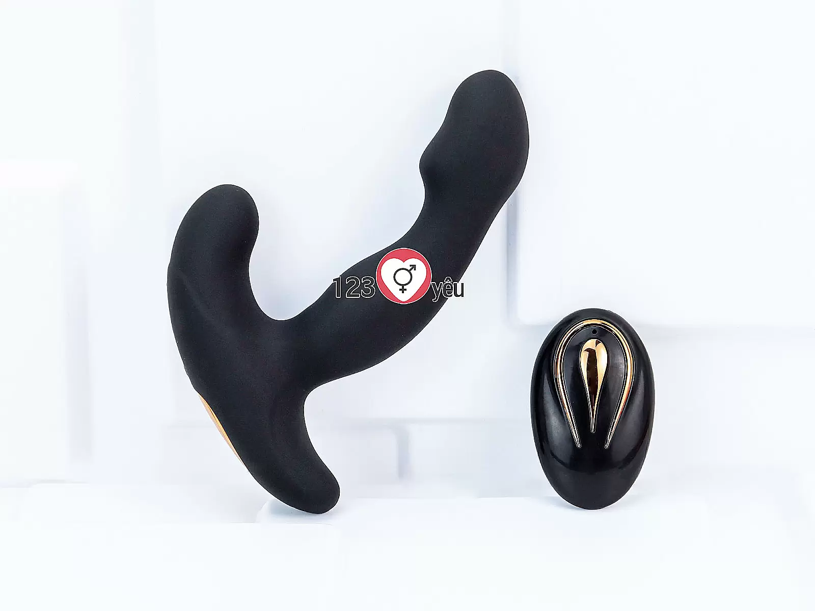 Máy mát xa kích hậu đầu dương vật giả Love điều khiển từ xa