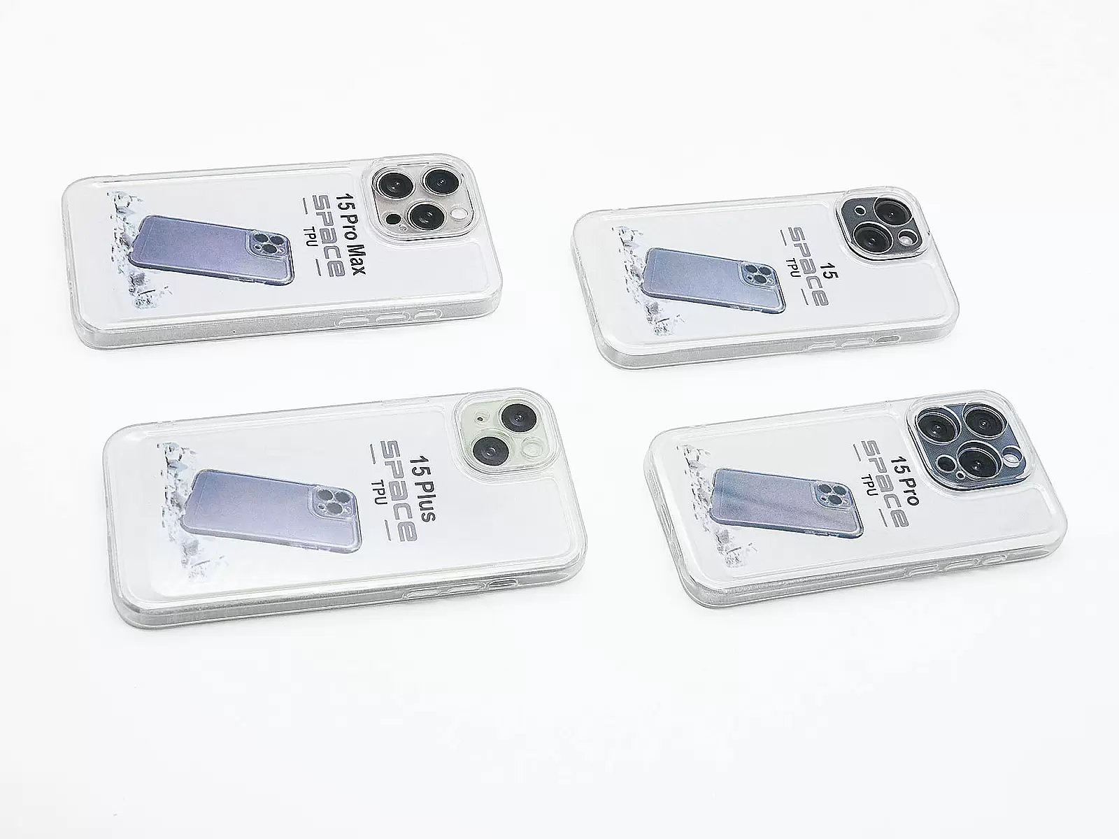 Ốp lưng trong suốt TPU Space cho iPhone 15