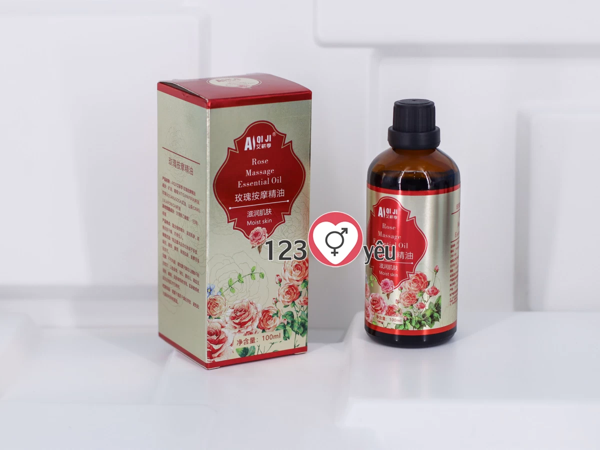 Tinh dầu massage body hoa hồng Essential 100ml