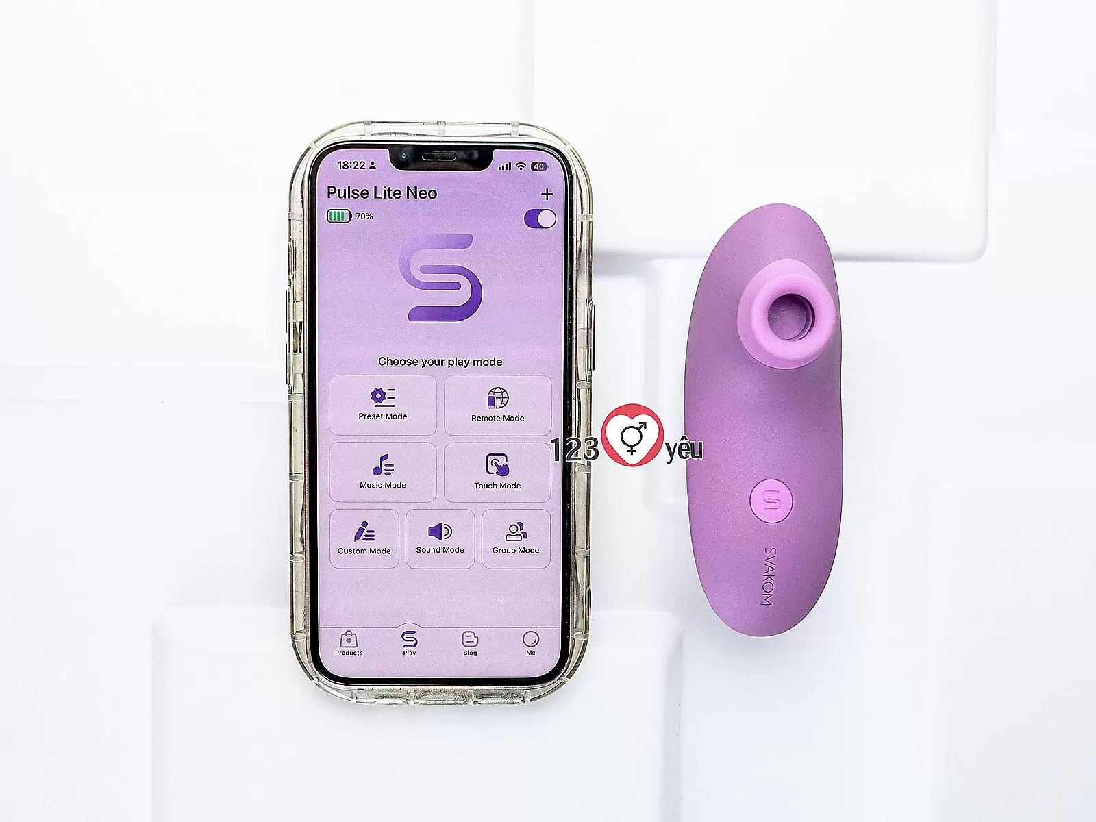 Máy bú hút Svakom Pulse Lite Neo điều khiển qua App