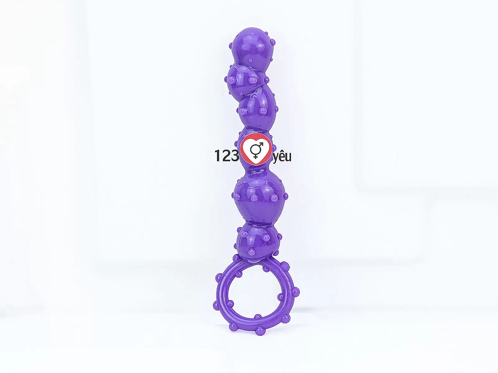 Đồ chơi kích hậu bi gai xoắn silicon Anal Beads