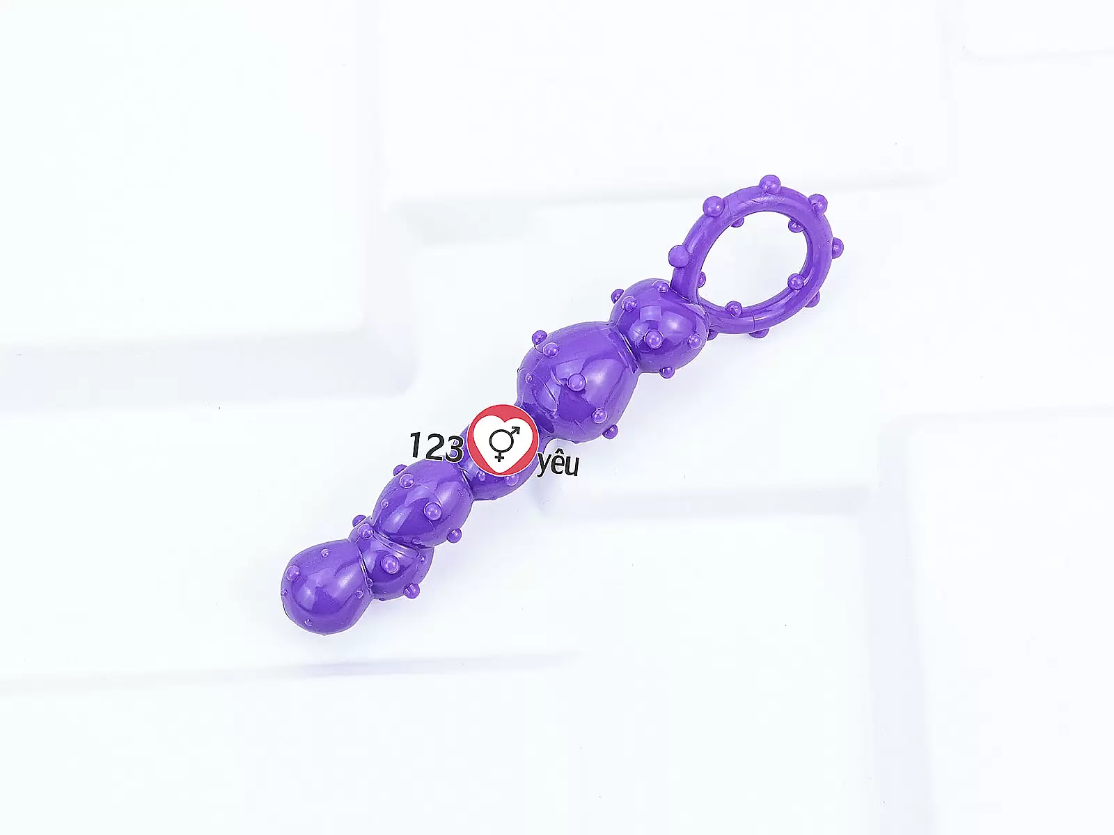 Đồ chơi kích hậu bi gai xoắn silicon Anal Beads