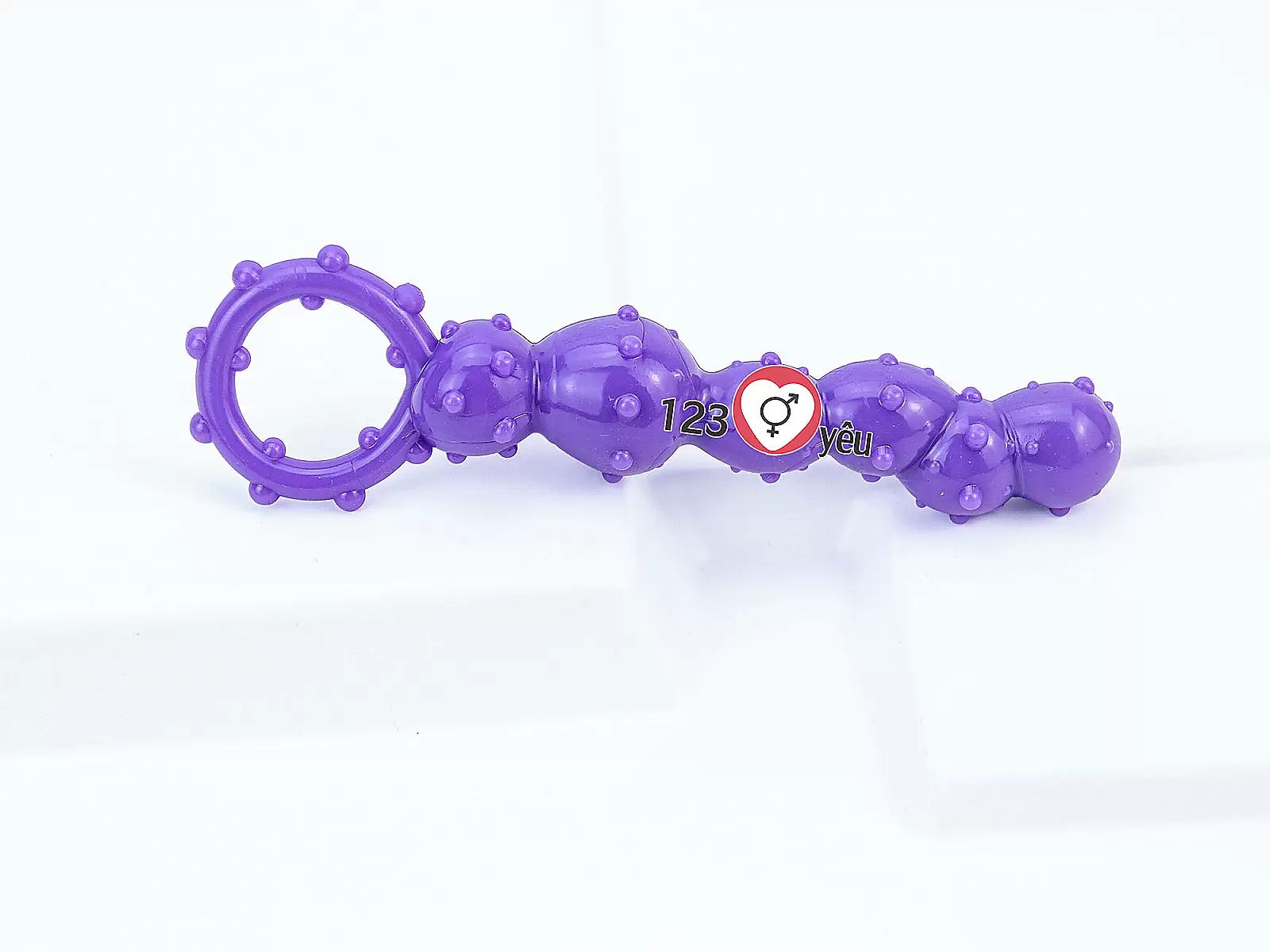 Đồ chơi kích hậu bi gai xoắn silicon Anal Beads