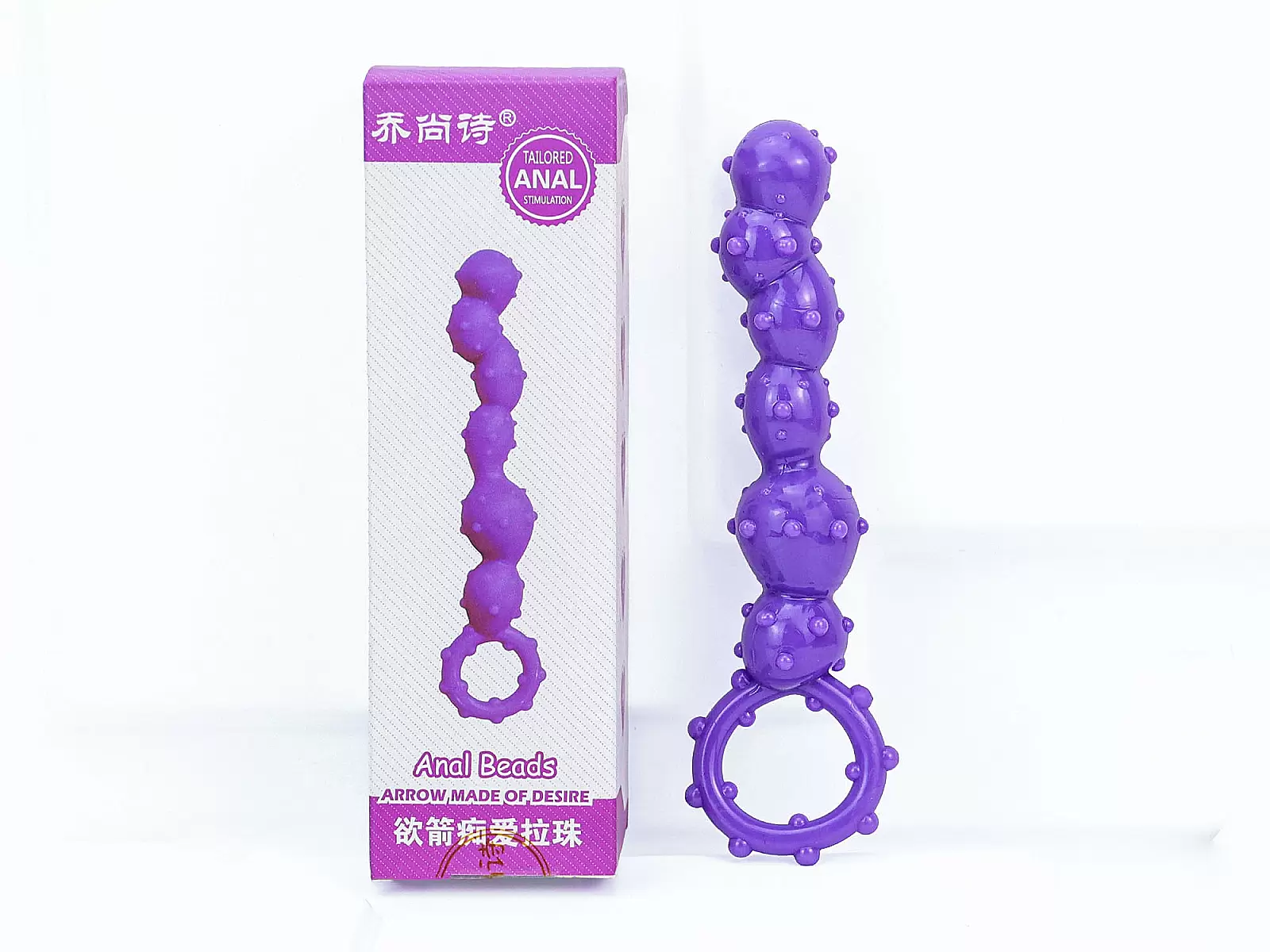 Plug silicon bi gai xoắn – kích hậu Anal Beads đặc biệt