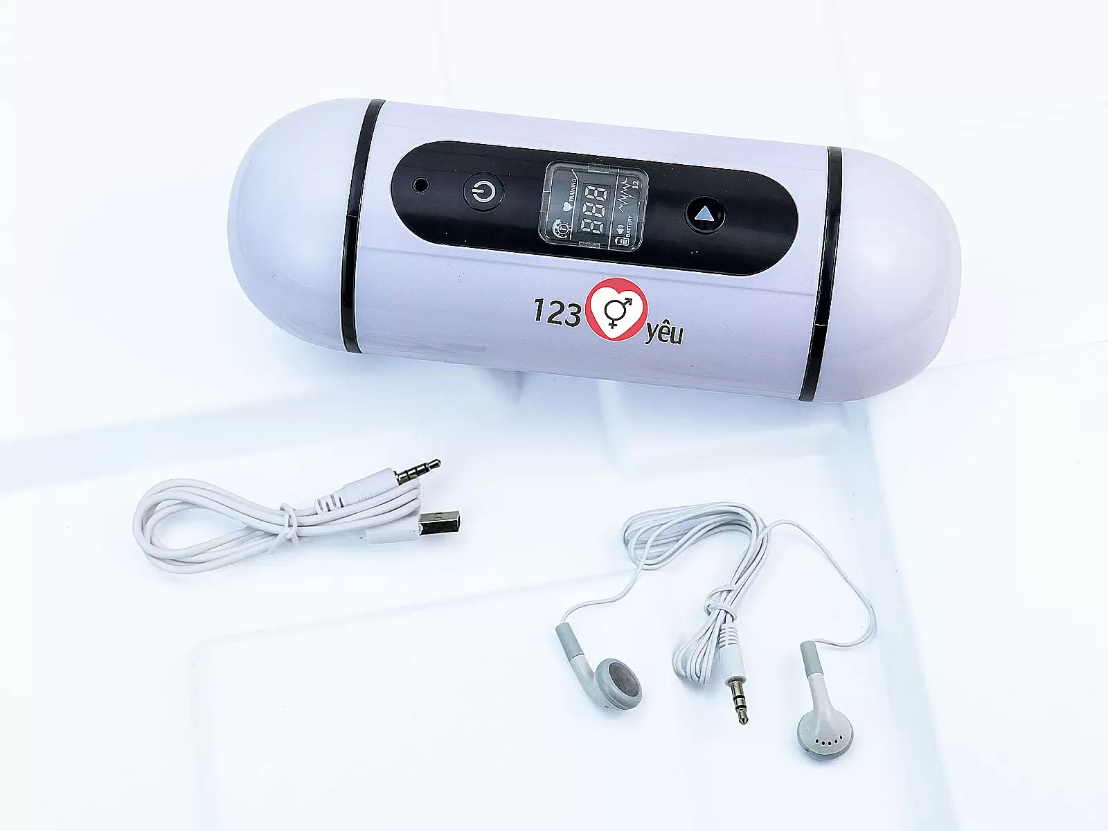 Miệng giả, Âm đạo giả 2 đầu phát âm thanh rên rỉ Zeri