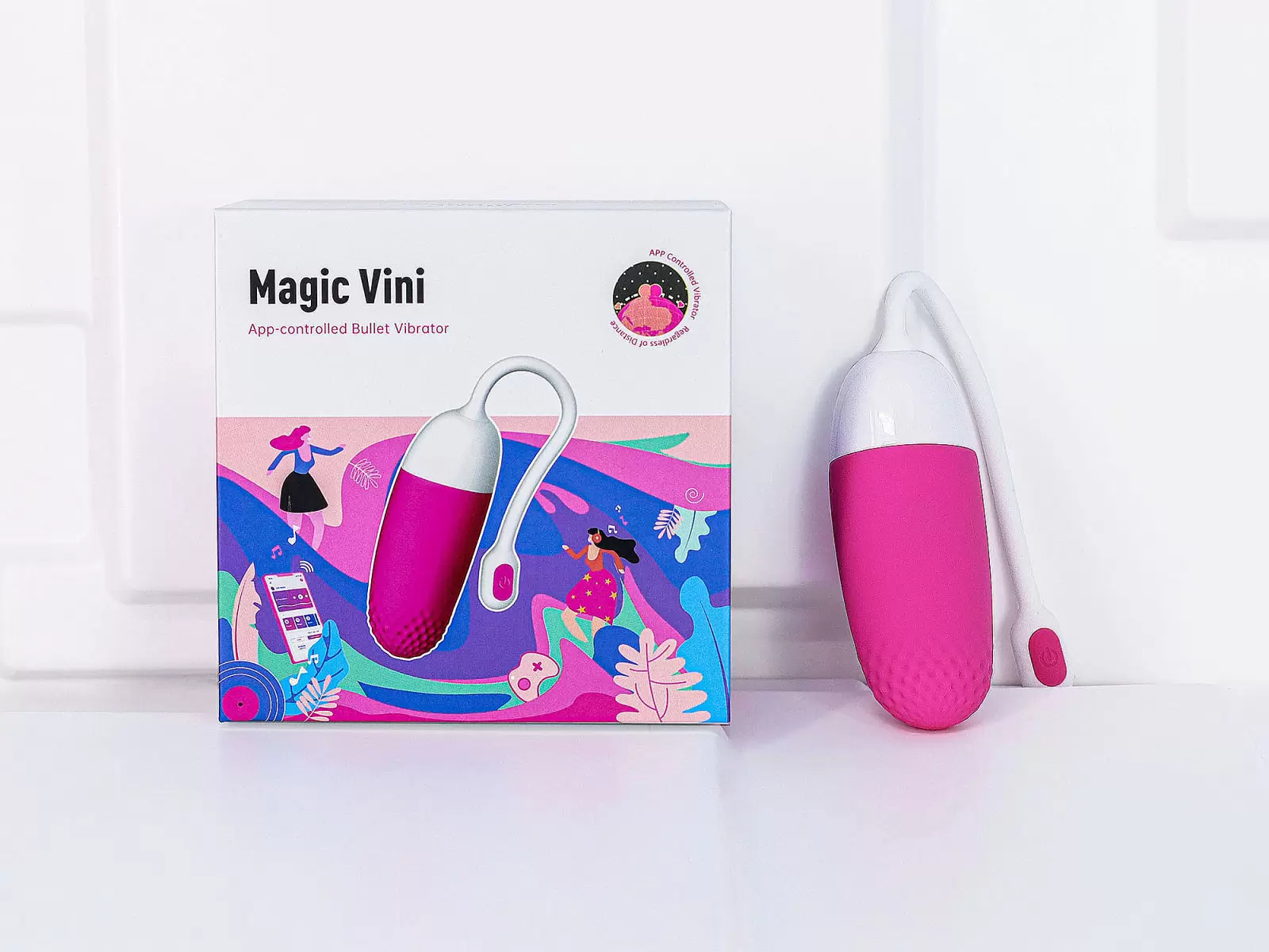Trứng rung tình yêu Magic Vini 7 chế độ điều khiển qua App
