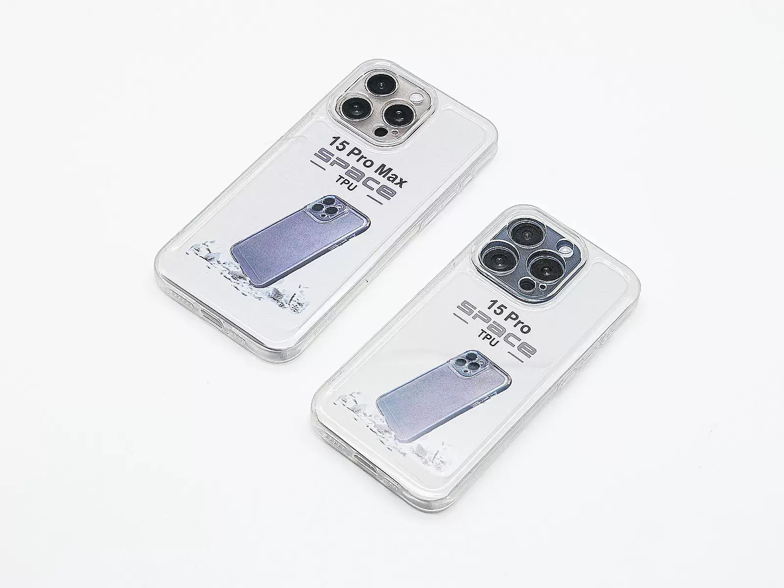 Ốp lưng trong suốt TPU Space cho iPhone 15 Pro